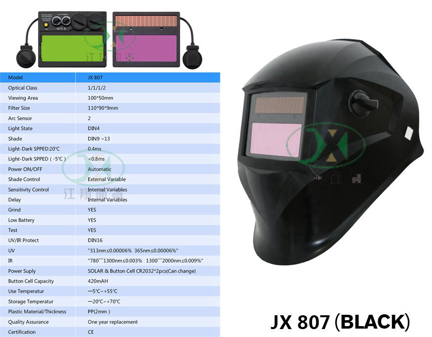 JX 807 BLACK