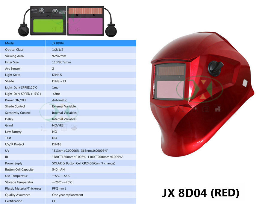JX 8D04 RED