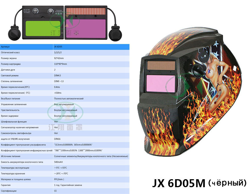 JX 6D05M (чёрный）