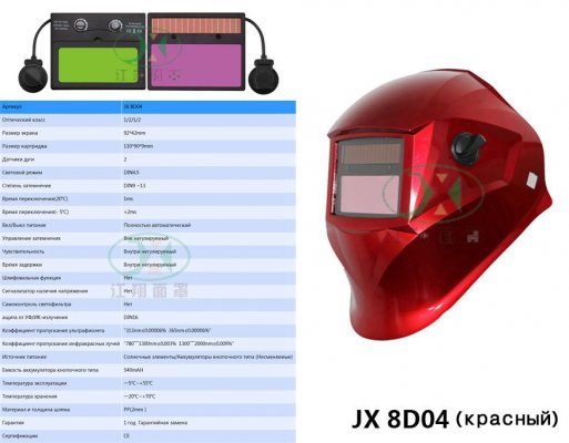 JX 8D04 красный
