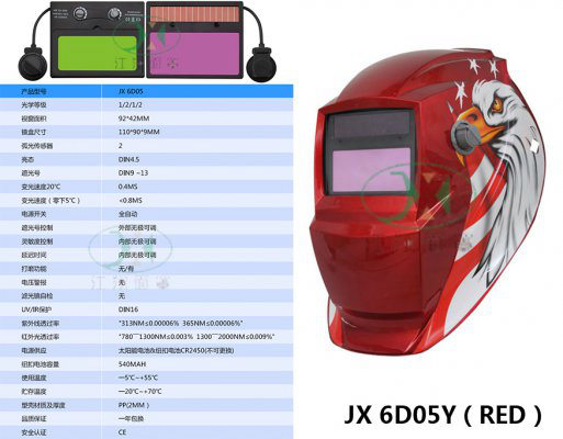 JX 6D05Y (RED）