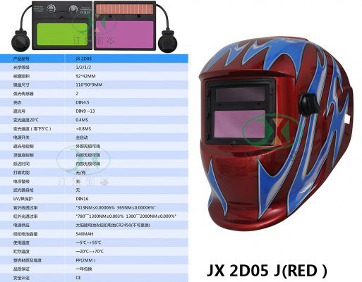 JX 2D05 J(RED）