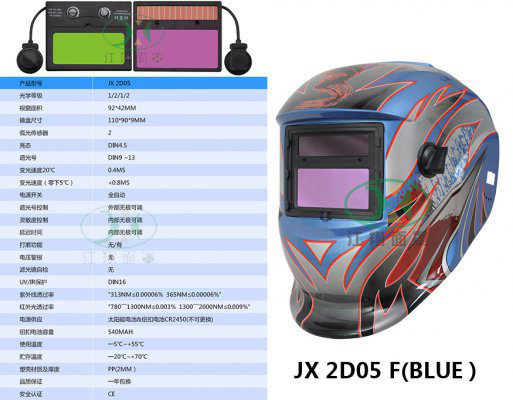 JX 2D05 F(BLUE）